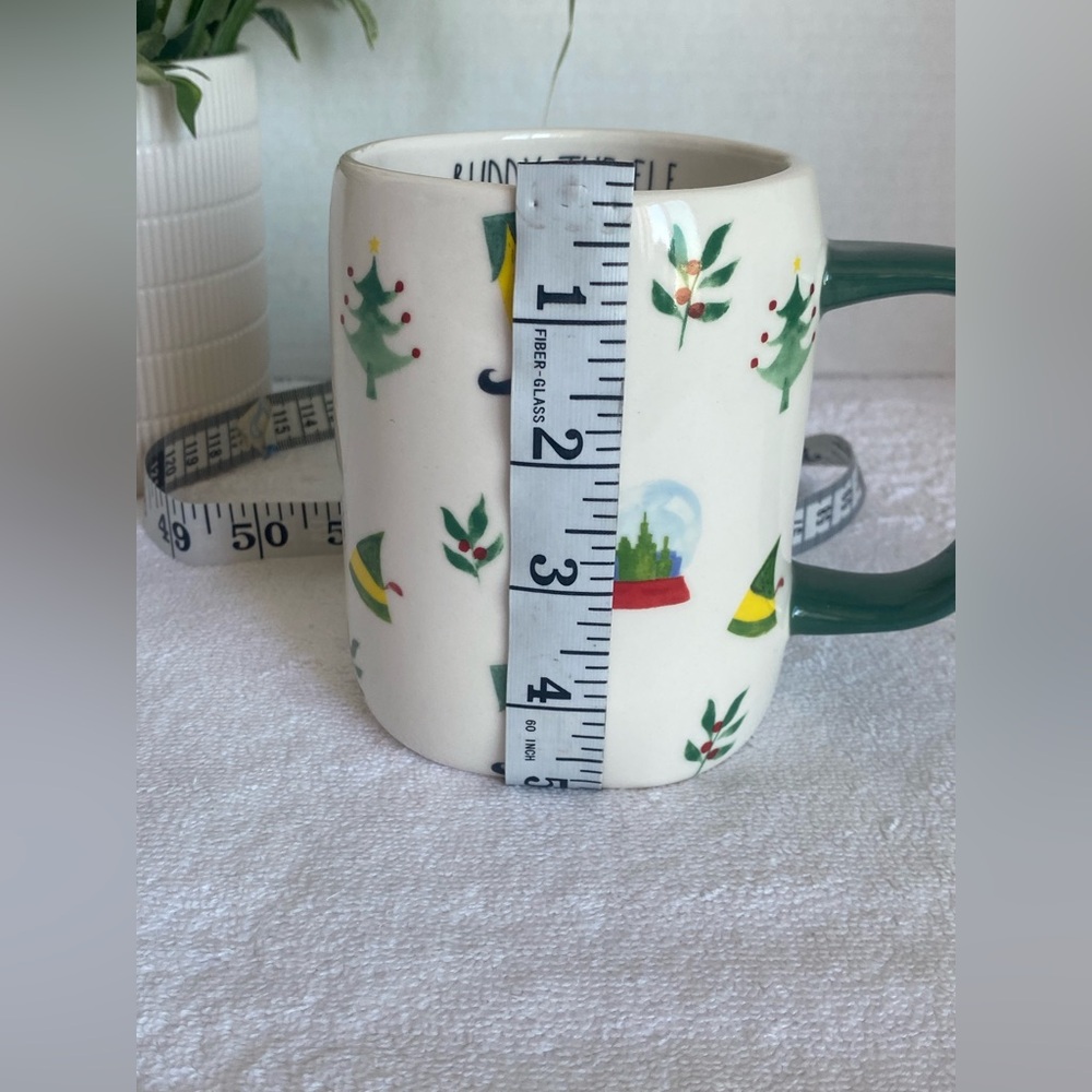 Rae Dunn Holiday Mug with Green Handle - Picture 5 of 6